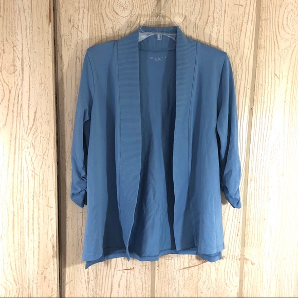 E.L.I. Sweaters - E.L.I. Sky Blue Knit Cardigan Size M